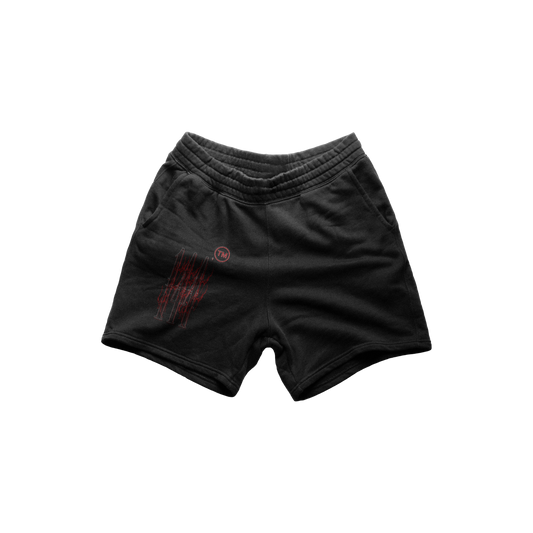 “144” FLAME LOGO SHORTS